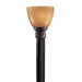 Lineage  Outdoor Post Mount Lantern in Iron Oxide