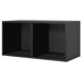 Modular Storage Large Divided Cube in Black