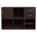 Modular Storage Five in One System in Espresso