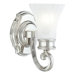 One Light Wall Sconce in Polished Nickel