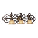 Zaragoza  Vanity Light in Golden Bronze