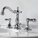 Canterbury Widespread Bathroom Faucet with Double Metal Lever Handles