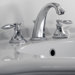 Topaz Widespread Bathroom Faucet with Double Lever Handles