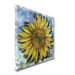 Big Sunflower Contemporary Wall Art - 23" x 23"