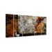 Bronze Brushed by Ruth Palmer, Abstract Wall Art - 23.5" x 52"