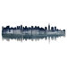 New York City Reflection Metal Wall D&eacute;cor