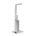 Diana Free Standing Two Function Bathroom Butler in Chrome