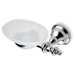 Elite Classic Style Wall Mounted Glass Soap Dish in Chrome