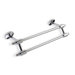 Pegaso 12" Wall Mounted Double Towel Bar in Chrome