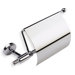 Pegaso Wall Mounted Toilet Roll Holder with Cover in Chrome