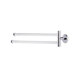 Pegaso Wall Mounted Swivel Double Towel Bar in Chrome