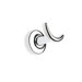 Smart Wall Mounted Double Robe Hook in Chrome