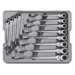 12Pc X-Beam Flex Comb Ratcheting Wrench Set Metric