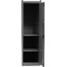 Side Locker W/2 Shelves- Blk