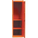 Side Locker W/2 Shelves- Orange