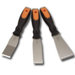 Stainless Steel 3Pc Stiff Scraper Set-Bolstered