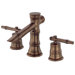 South Sea Widespread Bathroom Sink Faucet with Double Lever Handles