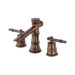 South Sea Widespread Bathroom Faucet with Double Lever Handles