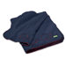 Cuddle-up Blanket Set in Nautical Navy with Red Trim
