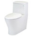 Nitra One Piece Elongated Toilet in White