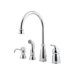 Avalon One Handle Widespread Kitchen Faucet with Soap or Lotion Dispenser and Side Spray