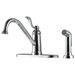 Portland One Handle Kitchen Faucet with Sidespray