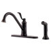 Portland One Handle Kitchen Faucet with Sidespray