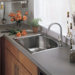 Stainless Steel Culinaire Self-Rimming Top Mount Single Bowl kitchen sink