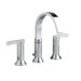 2 Handle High Arc Widespread Bathroom Faucet with Speed Connect Drain
