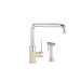 Purus I Single Handle Single Hole Kitchen Faucet with Side Spray