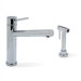 Alta Single Handle Single Hole Kitchen Faucet  with Metal Side Spray