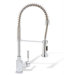 Meridian Single Handle Single Hole Semi-Professional Spray Kitchen Faucet