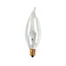 15W Incandescent Flame Tip Chandelier Bulb in Clear
