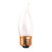40W Incandescent Flame Tip Chandelier Bulb with E26 Base in Frost