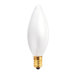 60W Incandescent Torpedo Chandelier Bulb in White