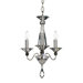 Jasmine Pearl 3 Light Mini Chandelier with Optic Quality Crystals