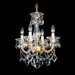 La Scala 4 Light Convertible Chandelier