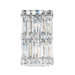 Quantum Two Light Wall Sconce in Polished Silver