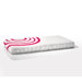 Organic Fitted Ripple Crib Sheet in Blossom Pink
