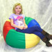 Kidz Rule Rainbow Bean Bag Chair