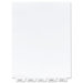 80000 Series Bottom Tab Legal Index Dividers, Label "Exhibit A" - "Exhibit Z"