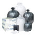 60 Gallon Low-Density Can Liner in White, 25/Roll
