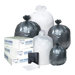60 Gallon High Density Can Liner, 22 Micron in Black