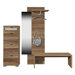 4-tlg. Garderobe rechts
