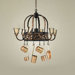 Napa Chandelier Pot Rack with Shade