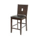 Lakeport Counter Height Pub Chair With Faux Leather Cushion