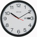 Wall Clock with Black Frame
