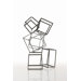 Mondrian Iron Sculpture