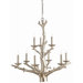 Orli 9 Light Coral Branch Chandelier
