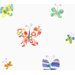 Whimsical Children's Vol. 1 Butterfly Toss Wallpaper in Green